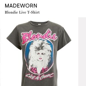 Madeworn blondie distressed shirt